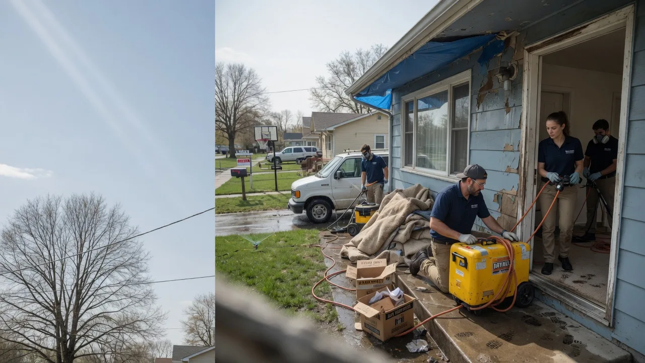Basement Flood Cleanup in Higgins, TX near me